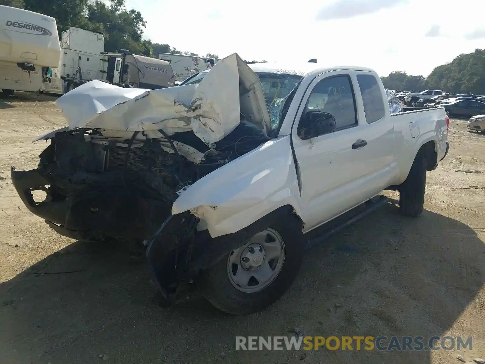 2 Photograph of a damaged car 5TFSX5EN6LX071916 TOYOTA TACOMA 2020