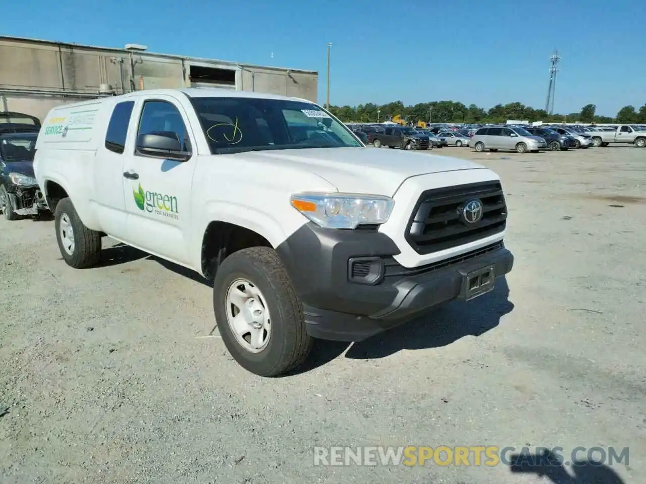 1 Photograph of a damaged car 5TFSX5EN6LX073441 TOYOTA TACOMA 2020