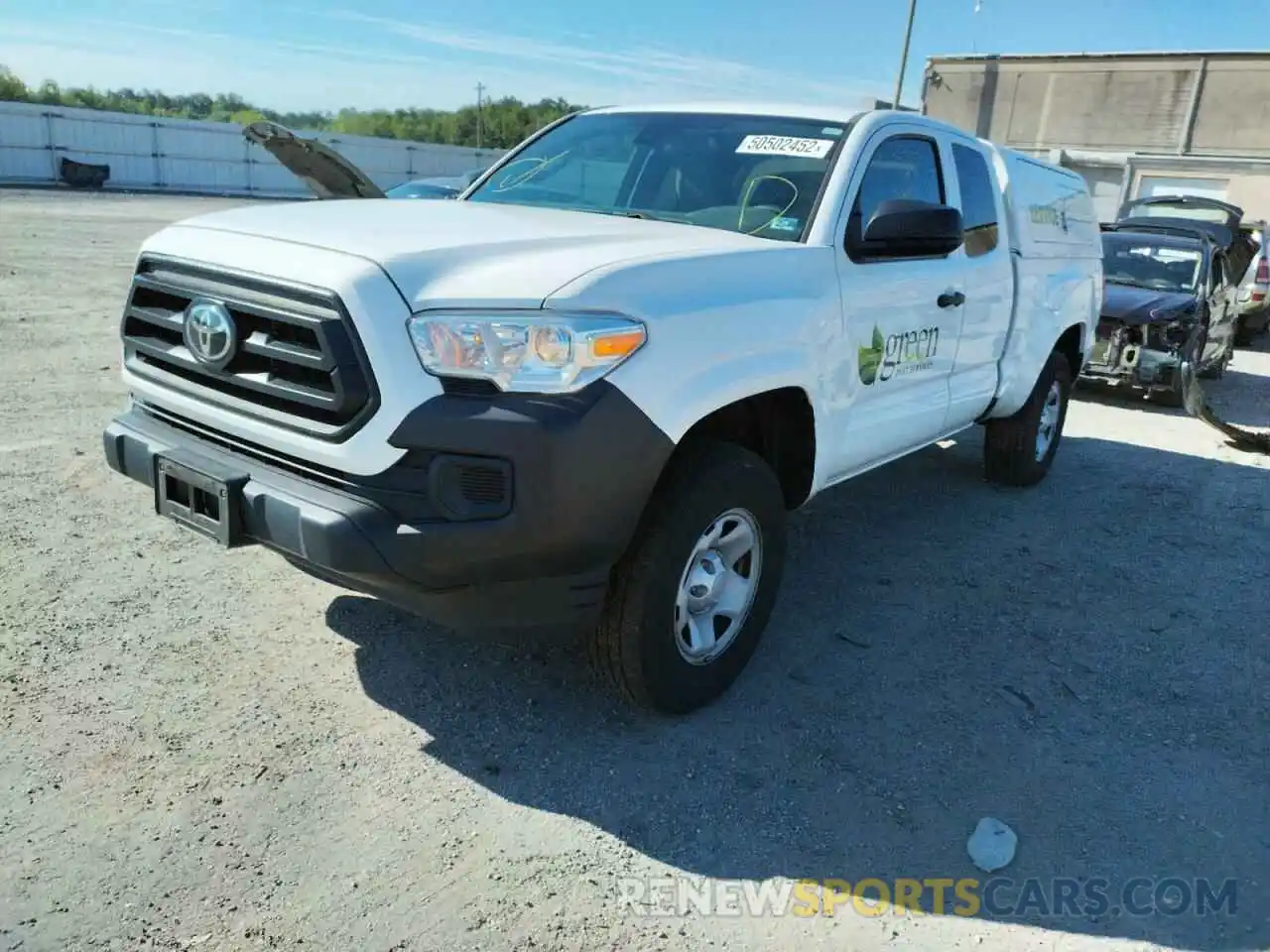 2 Photograph of a damaged car 5TFSX5EN6LX073441 TOYOTA TACOMA 2020