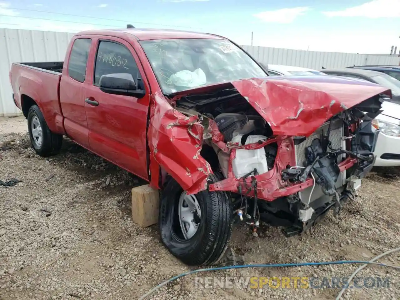 1 Photograph of a damaged car 5TFSX5ENXLX072776 TOYOTA TACOMA 2020