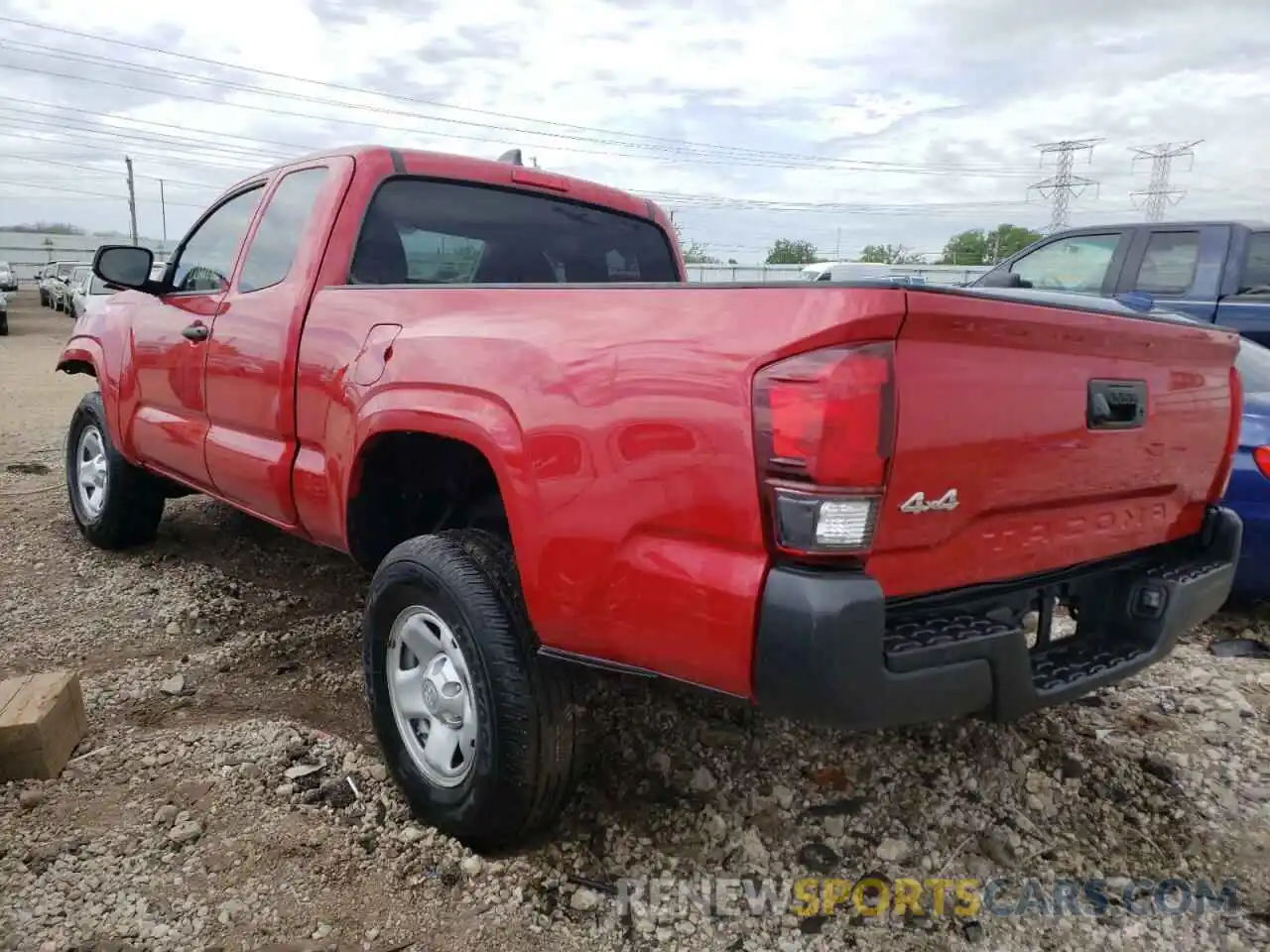 3 Photograph of a damaged car 5TFSX5ENXLX072776 TOYOTA TACOMA 2020