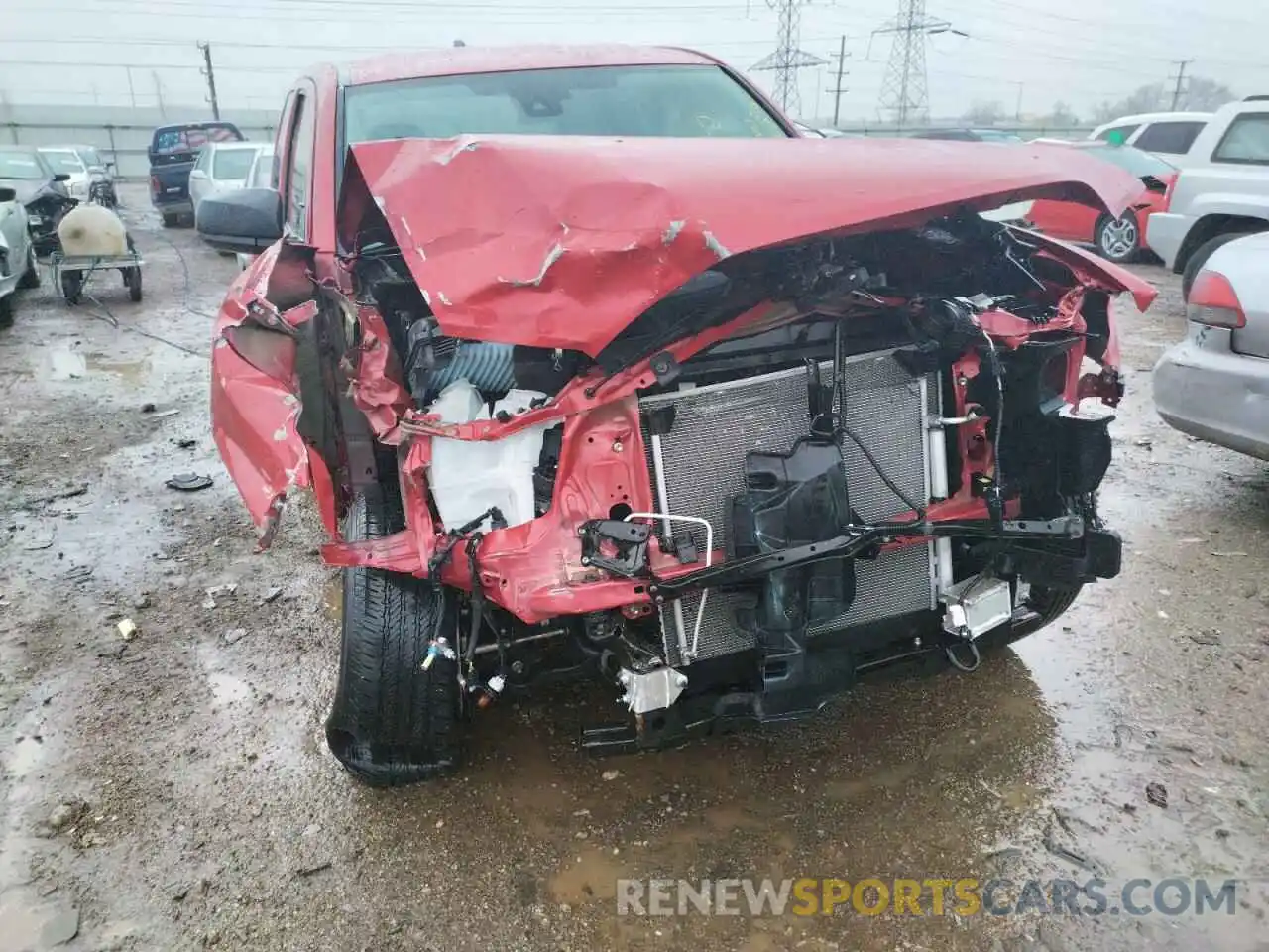 9 Photograph of a damaged car 5TFSX5ENXLX072776 TOYOTA TACOMA 2020