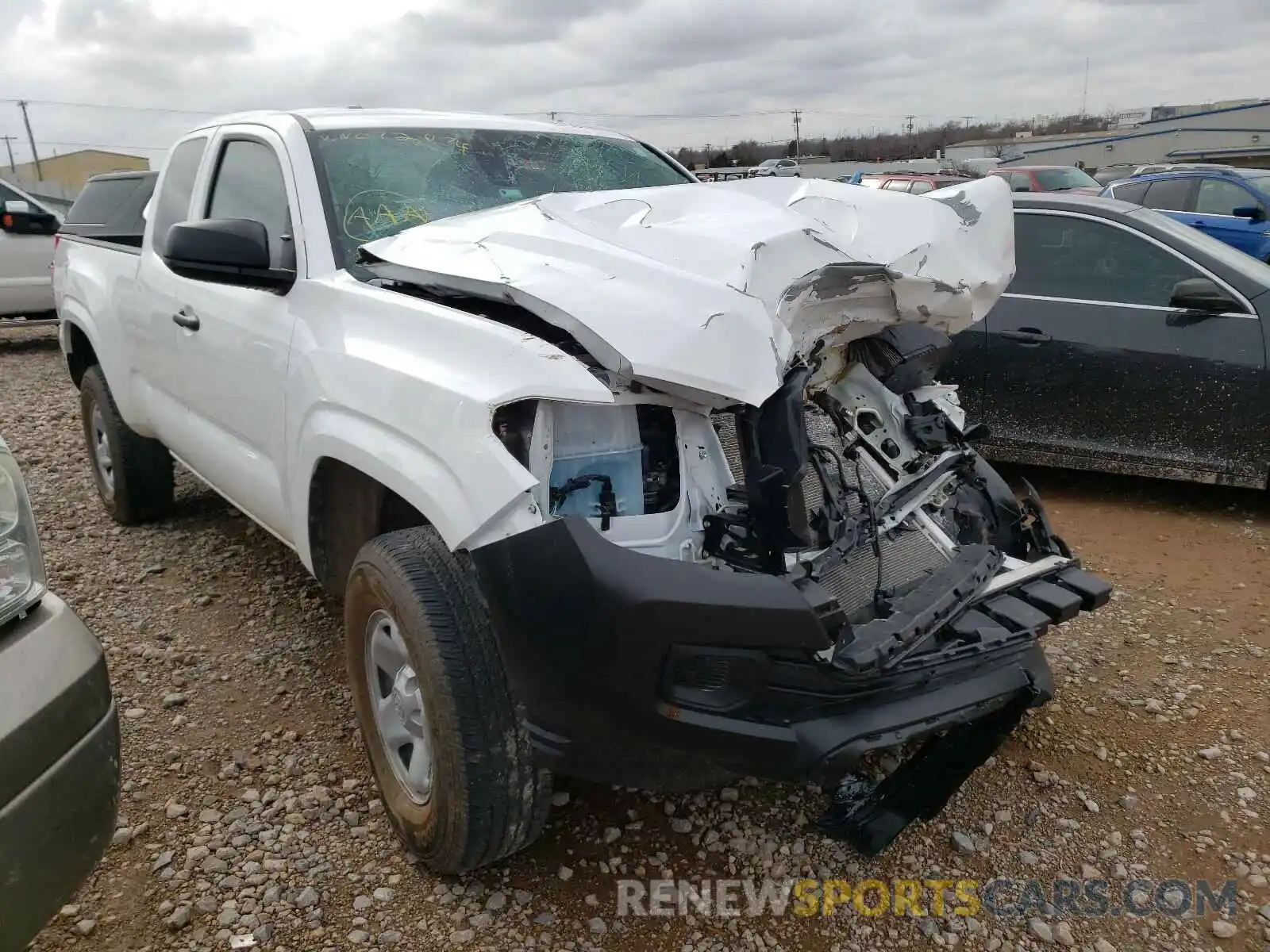 1 Photograph of a damaged car 5TFSX5ENXLX072874 TOYOTA TACOMA 2020