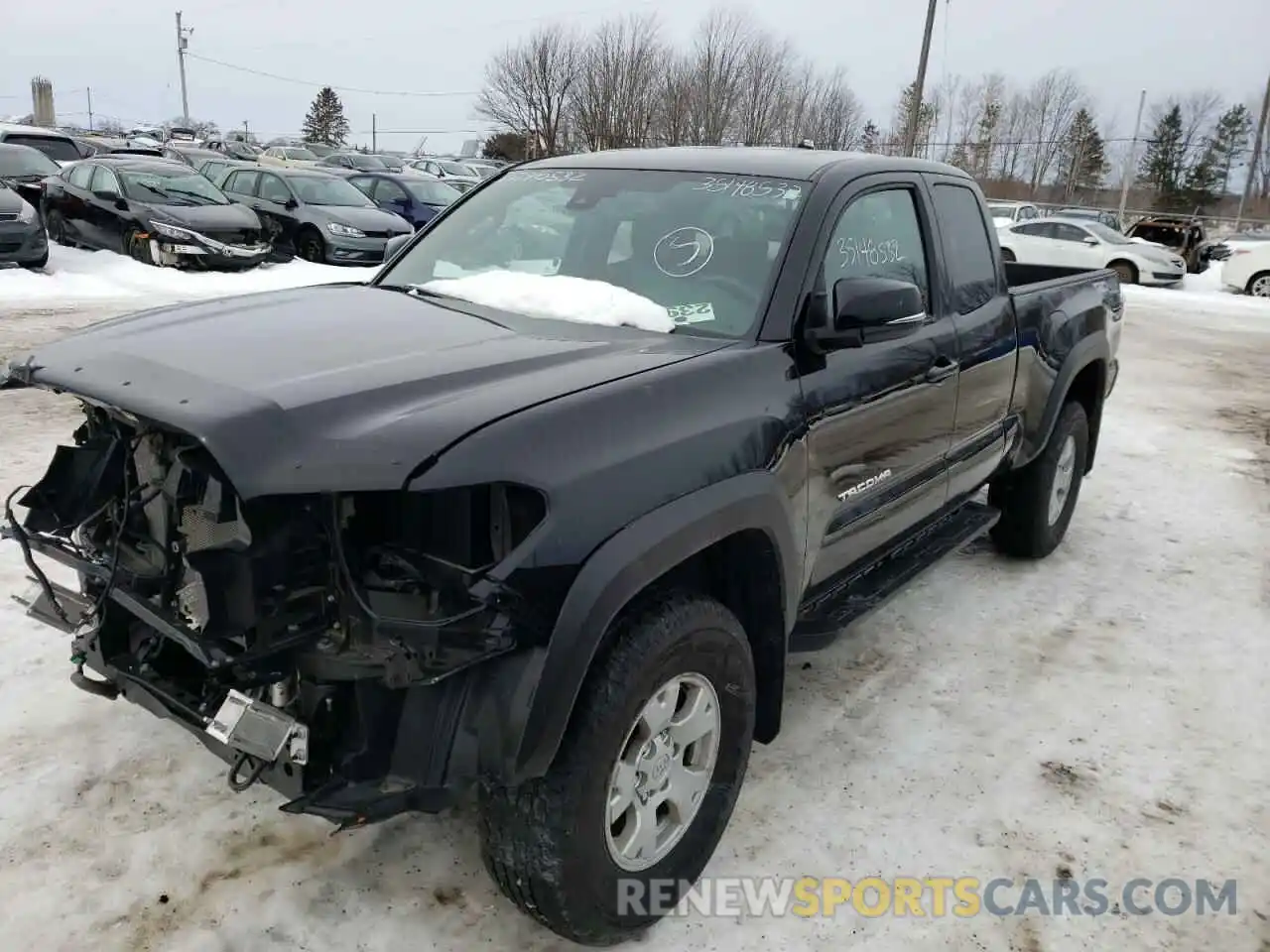 2 Photograph of a damaged car 5TFSZ5AN0LX212754 TOYOTA TACOMA 2020