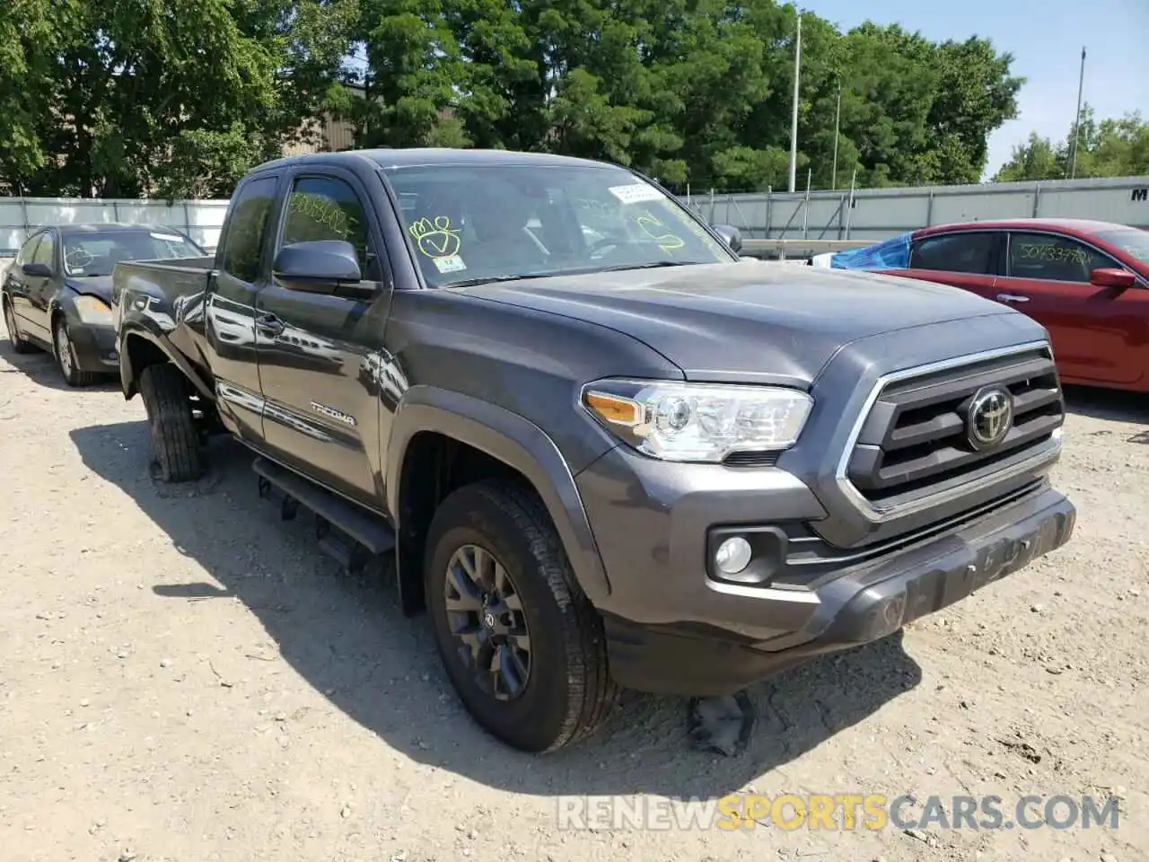 1 Photograph of a damaged car 5TFSZ5AN0LX214276 TOYOTA TACOMA 2020