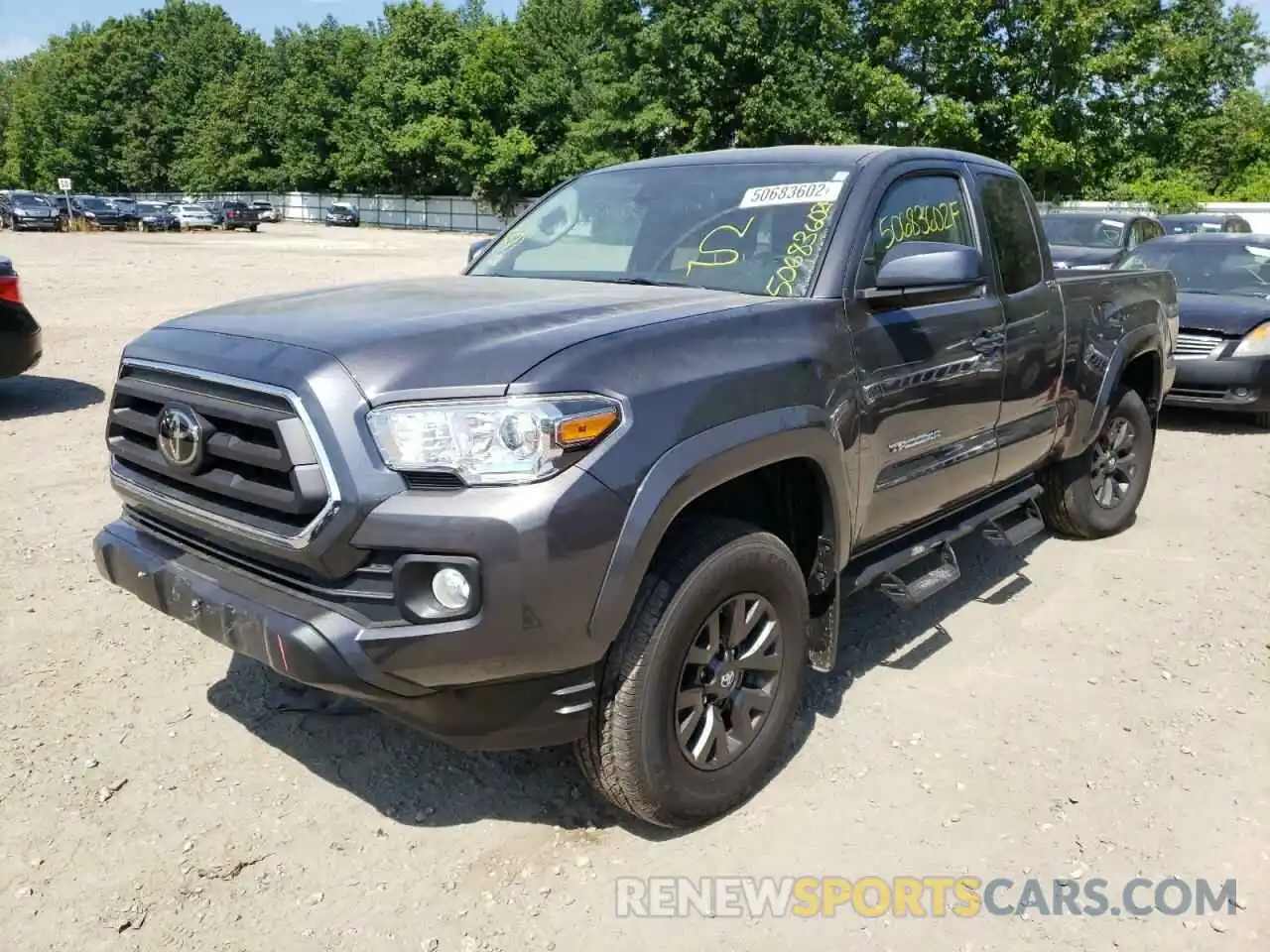 2 Photograph of a damaged car 5TFSZ5AN0LX214276 TOYOTA TACOMA 2020