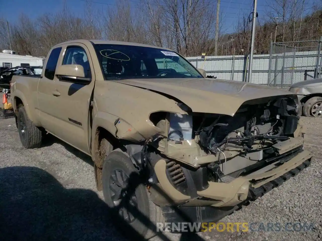 1 Photograph of a damaged car 5TFSZ5AN0LX217744 TOYOTA TACOMA 2020