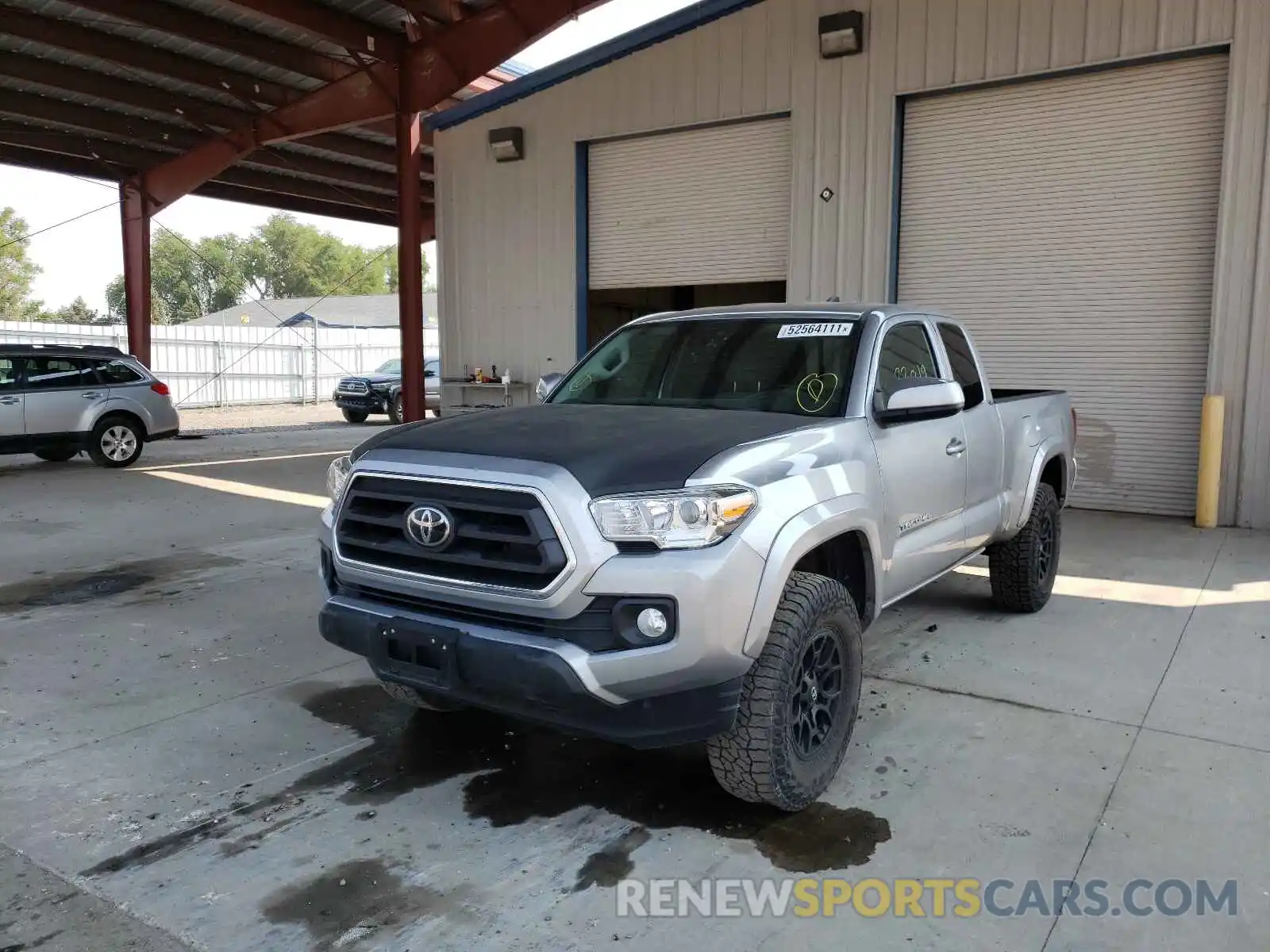 2 Photograph of a damaged car 5TFSZ5AN0LX224869 TOYOTA TACOMA 2020