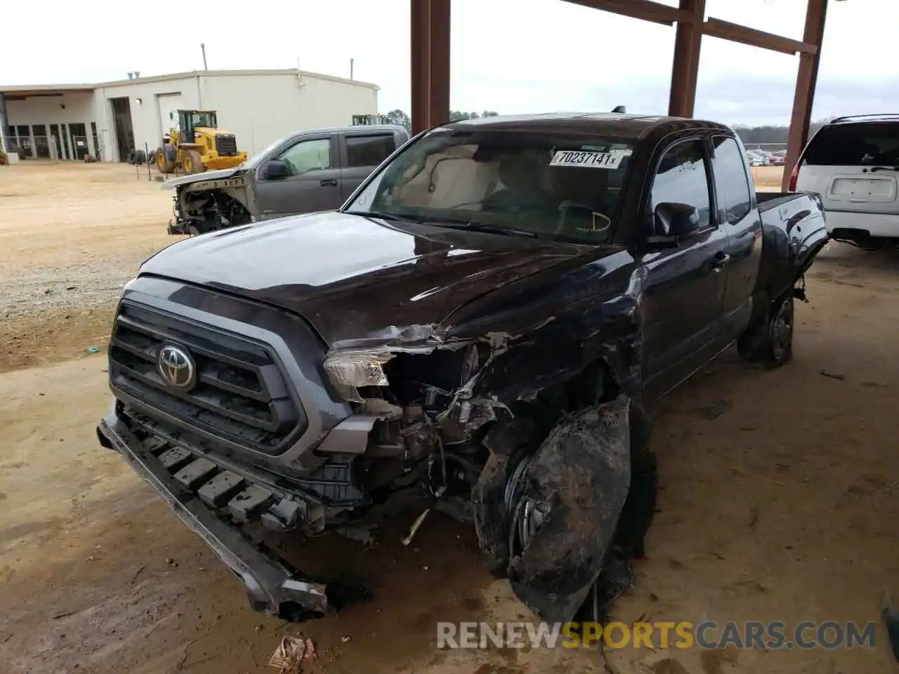 2 Photograph of a damaged car 5TFSZ5AN2LX217292 TOYOTA TACOMA 2020