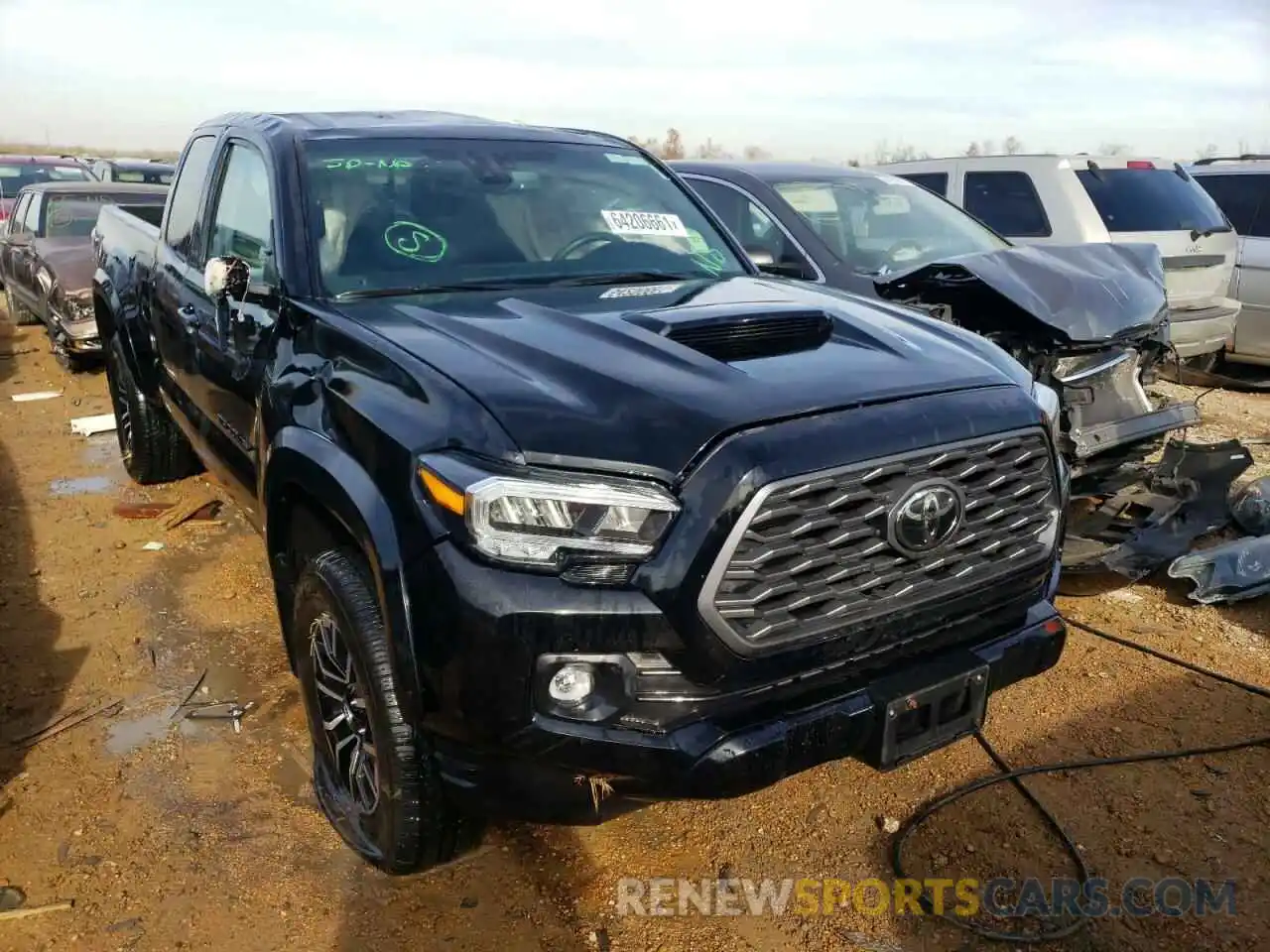 1 Photograph of a damaged car 5TFSZ5AN2LX219110 TOYOTA TACOMA 2020