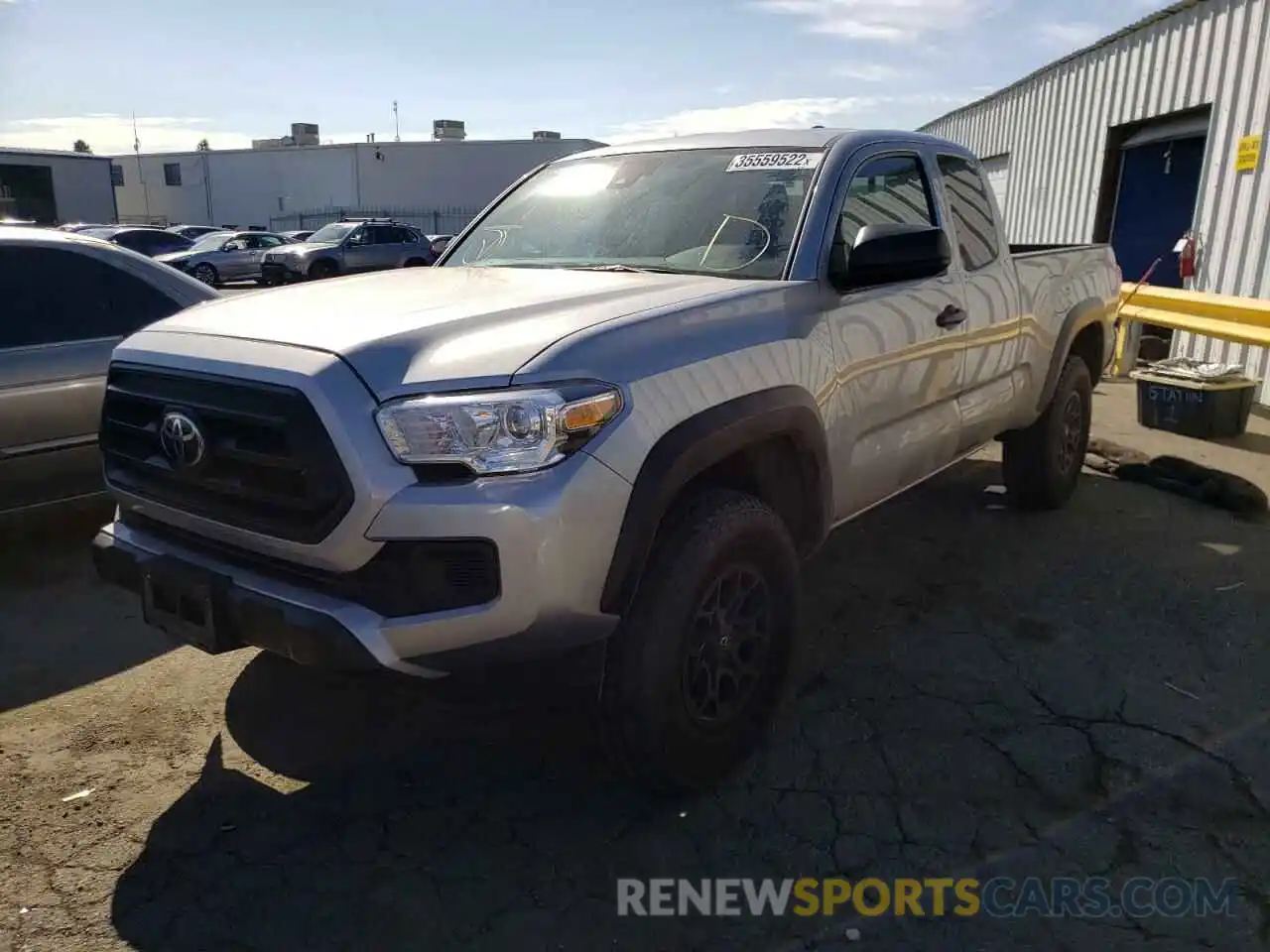 2 Photograph of a damaged car 5TFSZ5AN5LX218811 TOYOTA TACOMA 2020