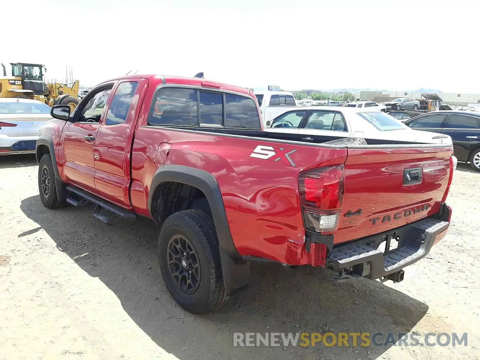 3 Photograph of a damaged car 5TFSZ5AN5LX221949 TOYOTA TACOMA 2020