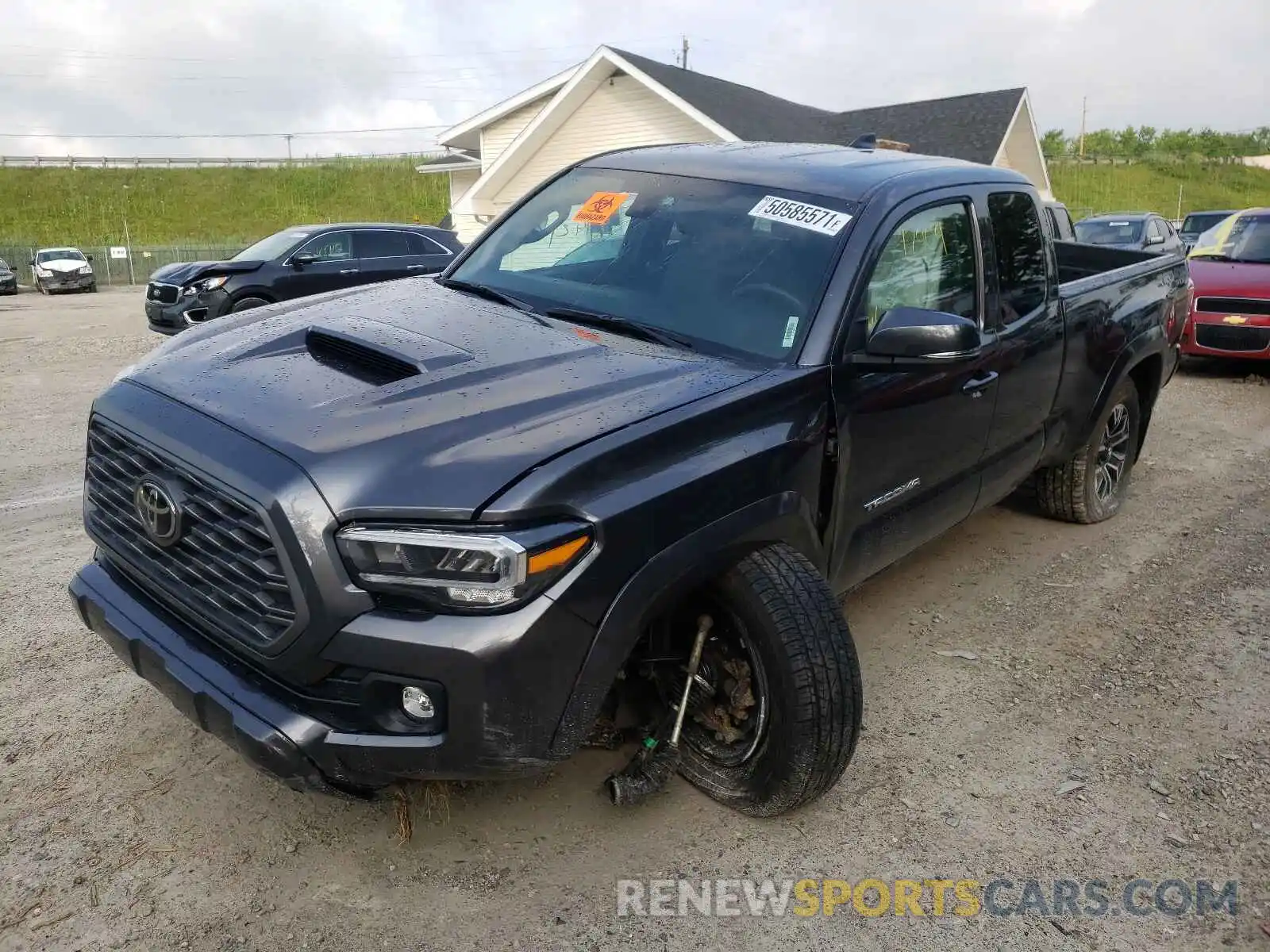 2 Photograph of a damaged car 5TFSZ5AN6LX211561 TOYOTA TACOMA 2020