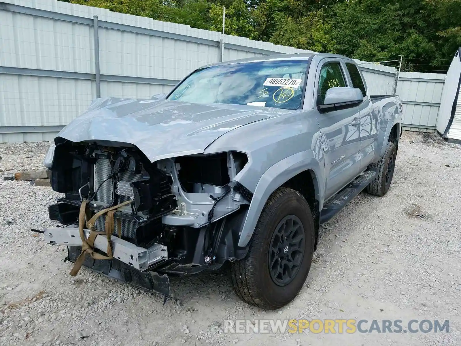 2 Photograph of a damaged car 5TFSZ5AN6LX221331 TOYOTA TACOMA 2020