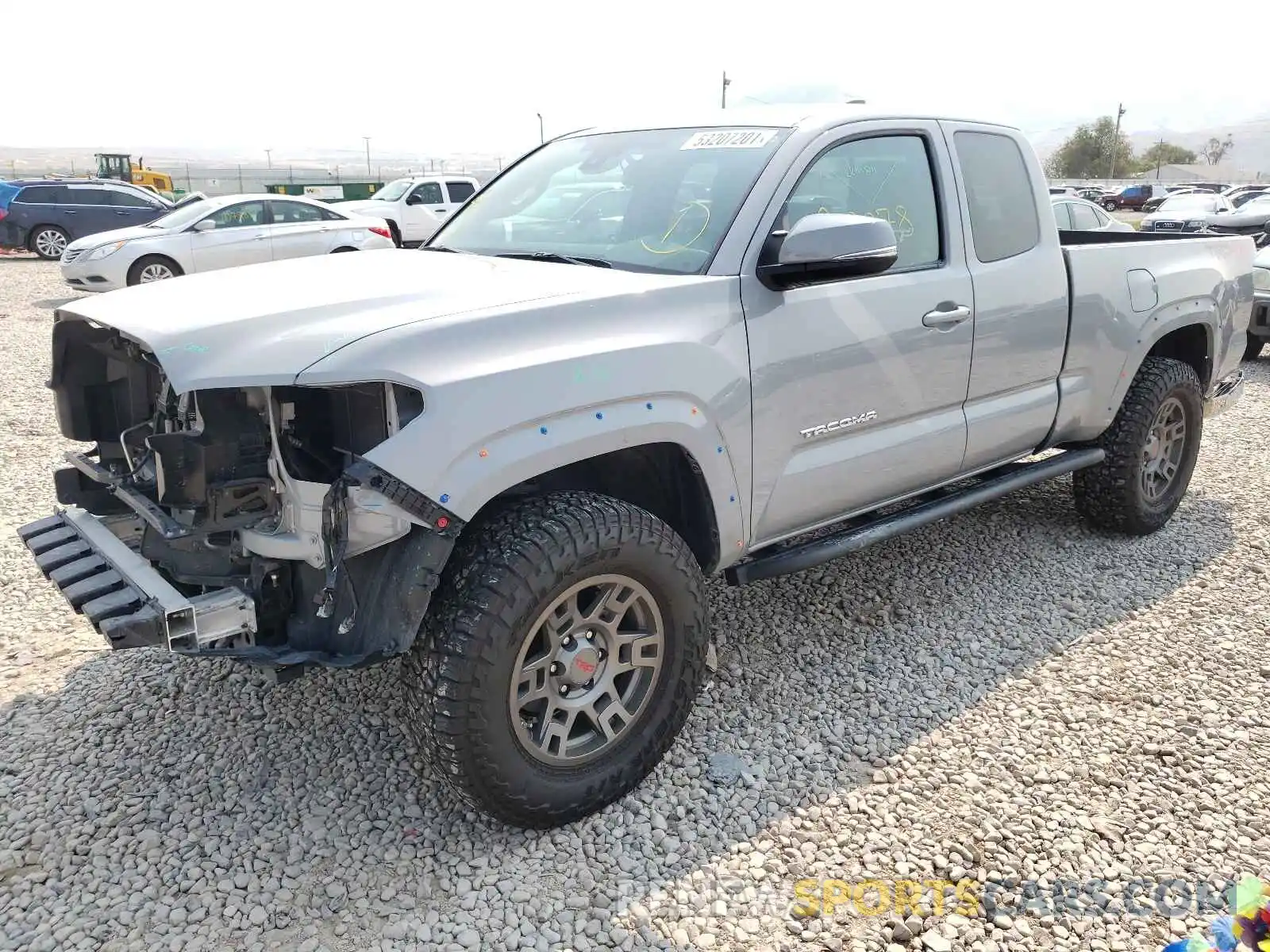 2 Photograph of a damaged car 5TFSZ5AN7LX220303 TOYOTA TACOMA 2020