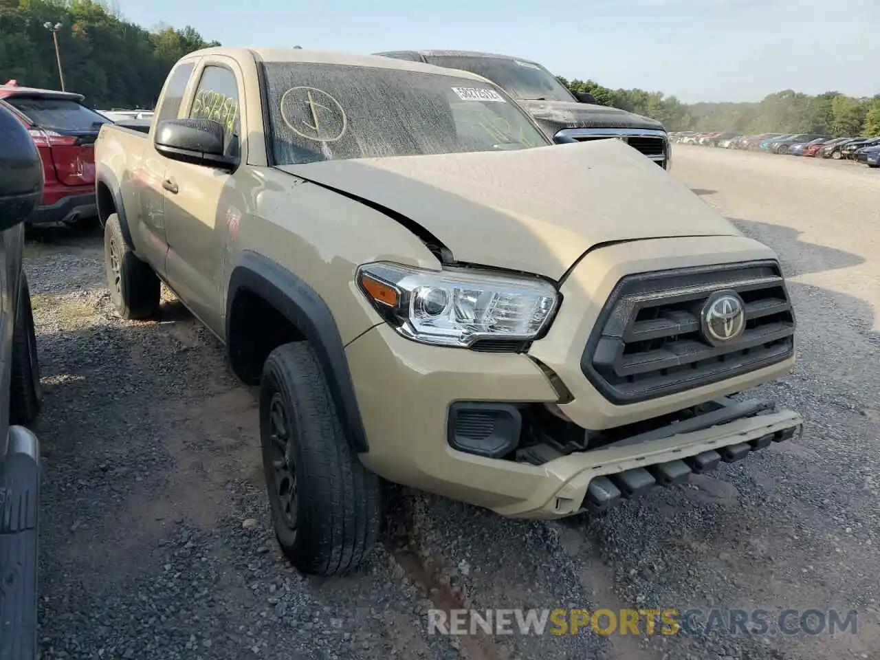 1 Photograph of a damaged car 5TFSZ5AN9LX214759 TOYOTA TACOMA 2020