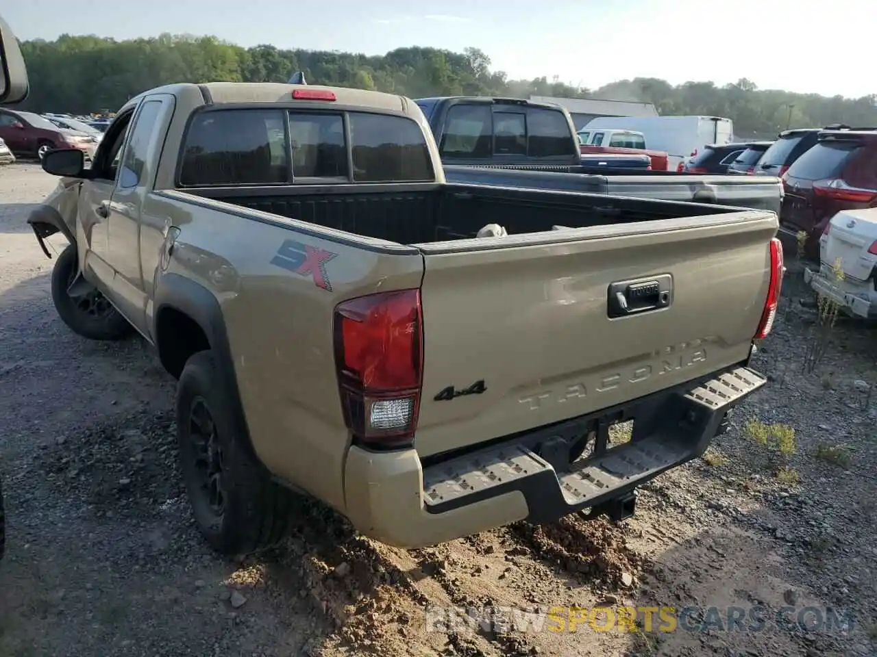 3 Photograph of a damaged car 5TFSZ5AN9LX214759 TOYOTA TACOMA 2020