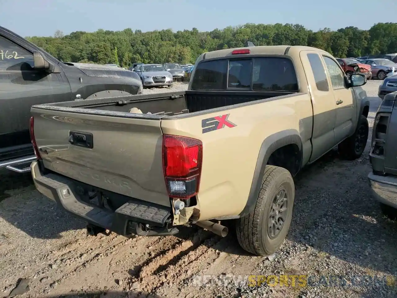 4 Photograph of a damaged car 5TFSZ5AN9LX214759 TOYOTA TACOMA 2020