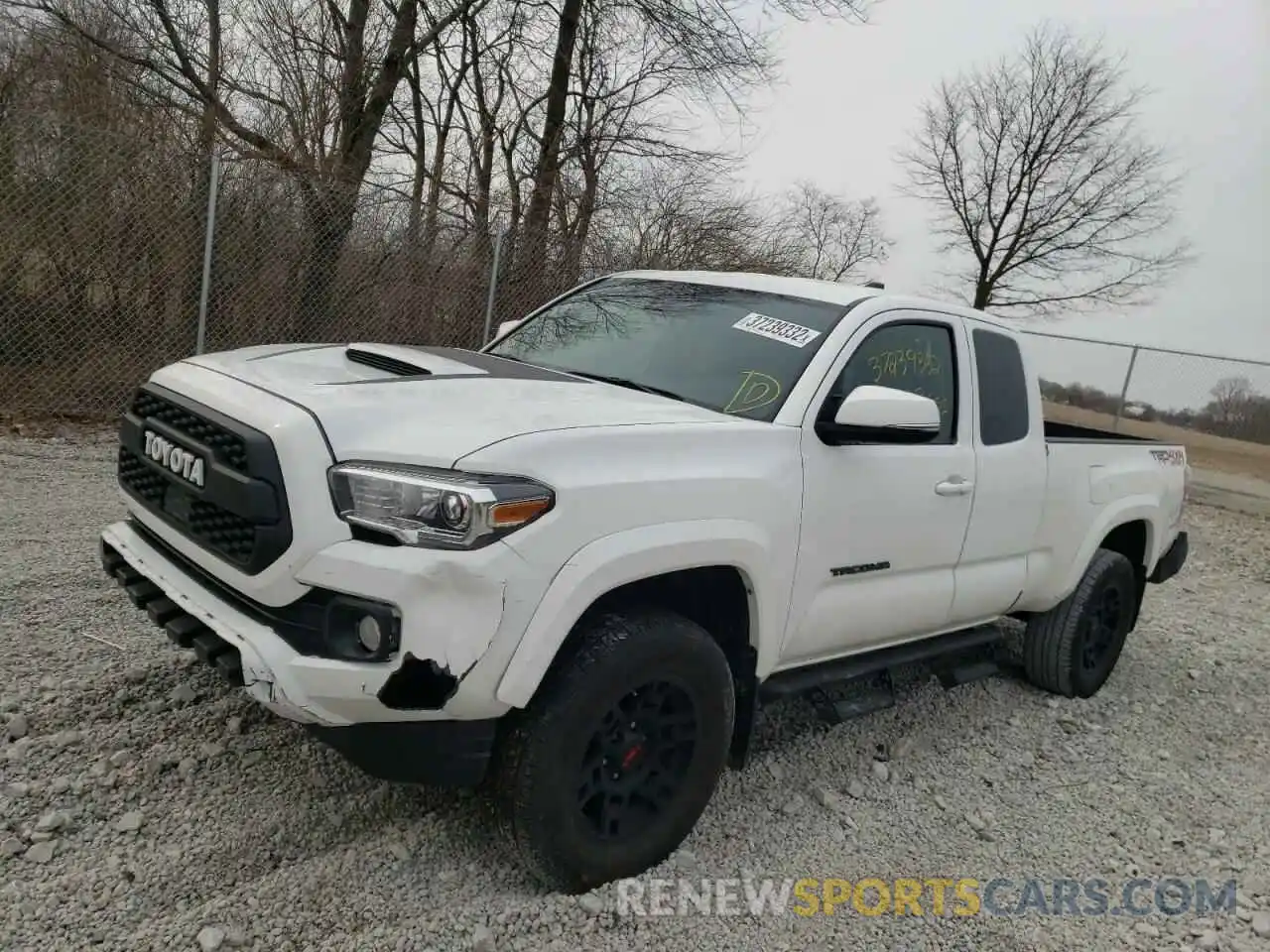 2 Photograph of a damaged car 5TFSZ5AN9LX215443 TOYOTA TACOMA 2020