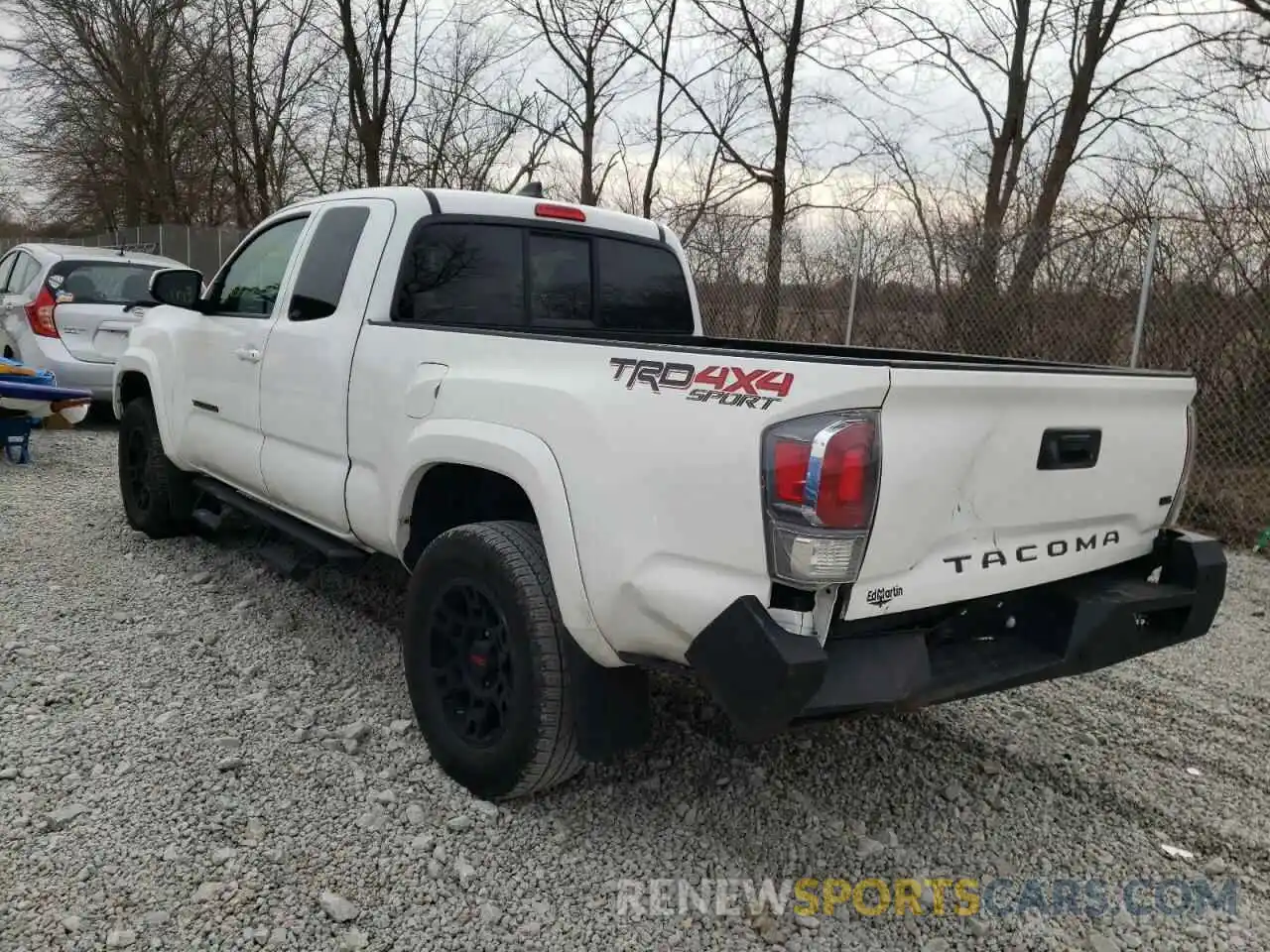 3 Photograph of a damaged car 5TFSZ5AN9LX215443 TOYOTA TACOMA 2020