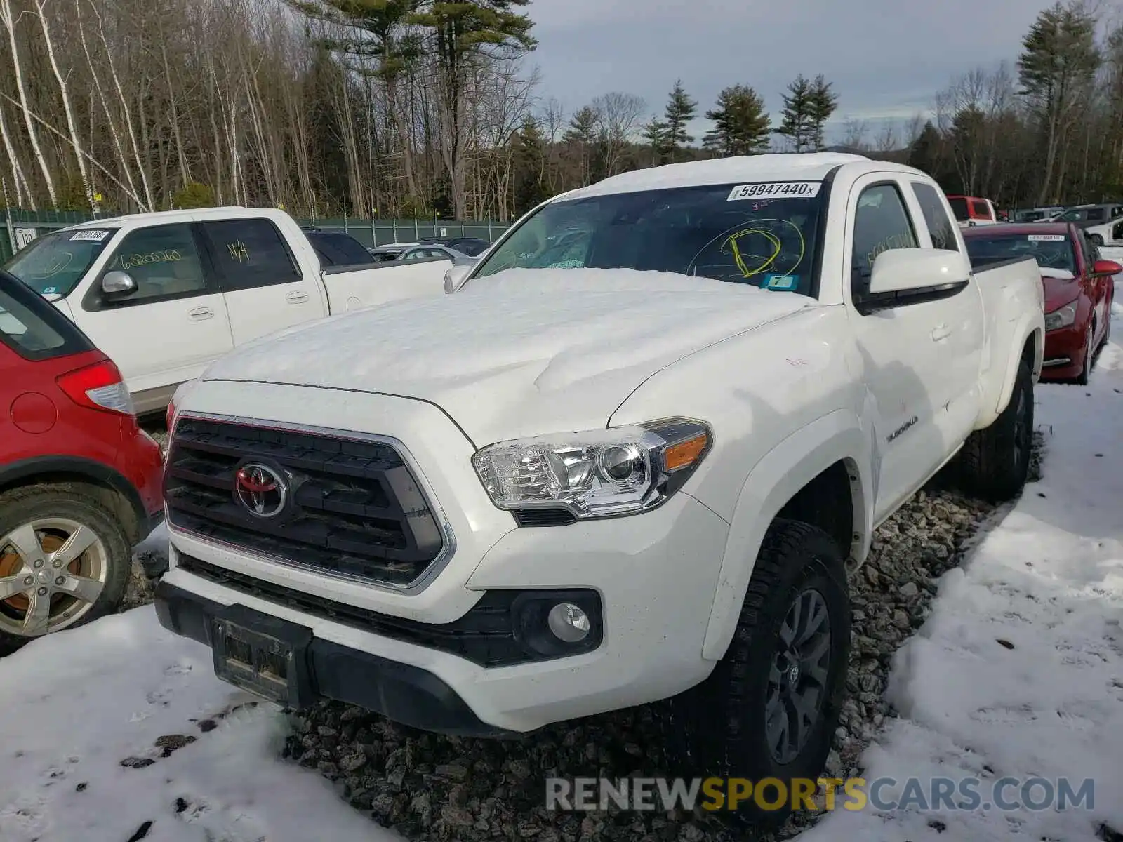 2 Photograph of a damaged car 5TFSZ5ANXLX220313 TOYOTA TACOMA 2020