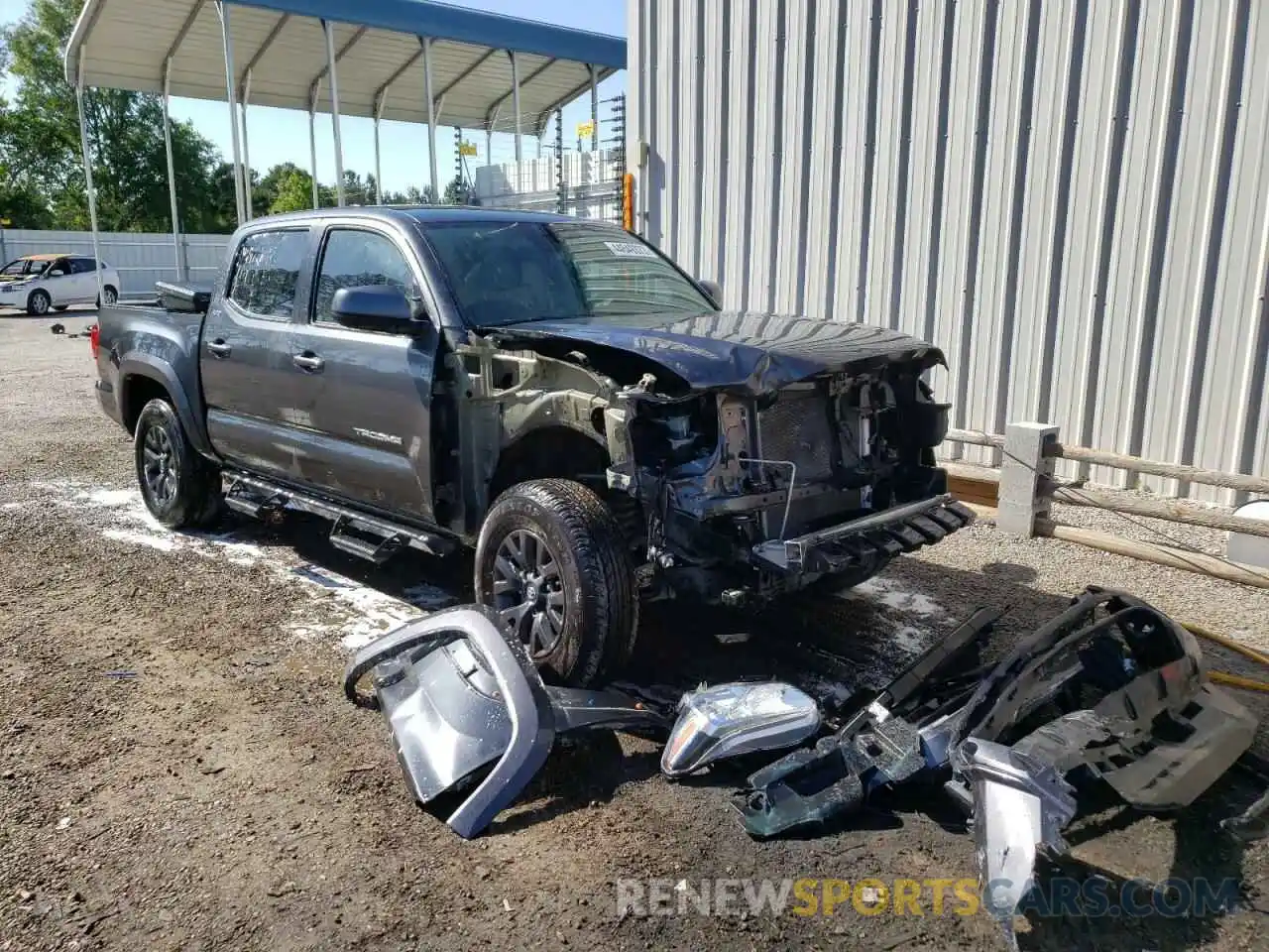 1 Photograph of a damaged car 3TMAZ5CN0MM141099 TOYOTA TACOMA 2021