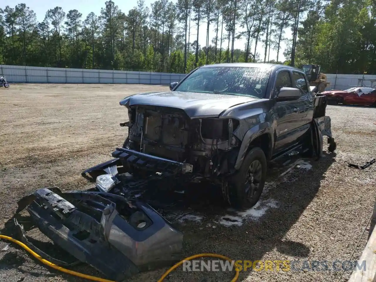 2 Photograph of a damaged car 3TMAZ5CN0MM141099 TOYOTA TACOMA 2021