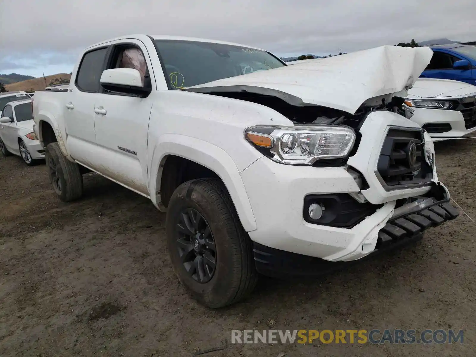 1 Photograph of a damaged car 3TMAZ5CN0MM144455 TOYOTA TACOMA 2021