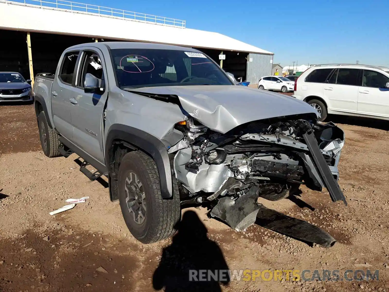 1 Photograph of a damaged car 3TMAZ5CN0MM145864 TOYOTA TACOMA 2021