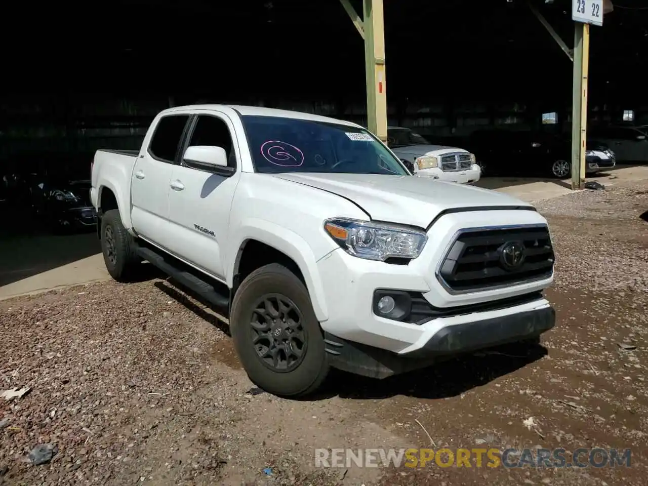 1 Фотография поврежденного автомобиля 3TMAZ5CN0MM146190 TOYOTA TACOMA 2021