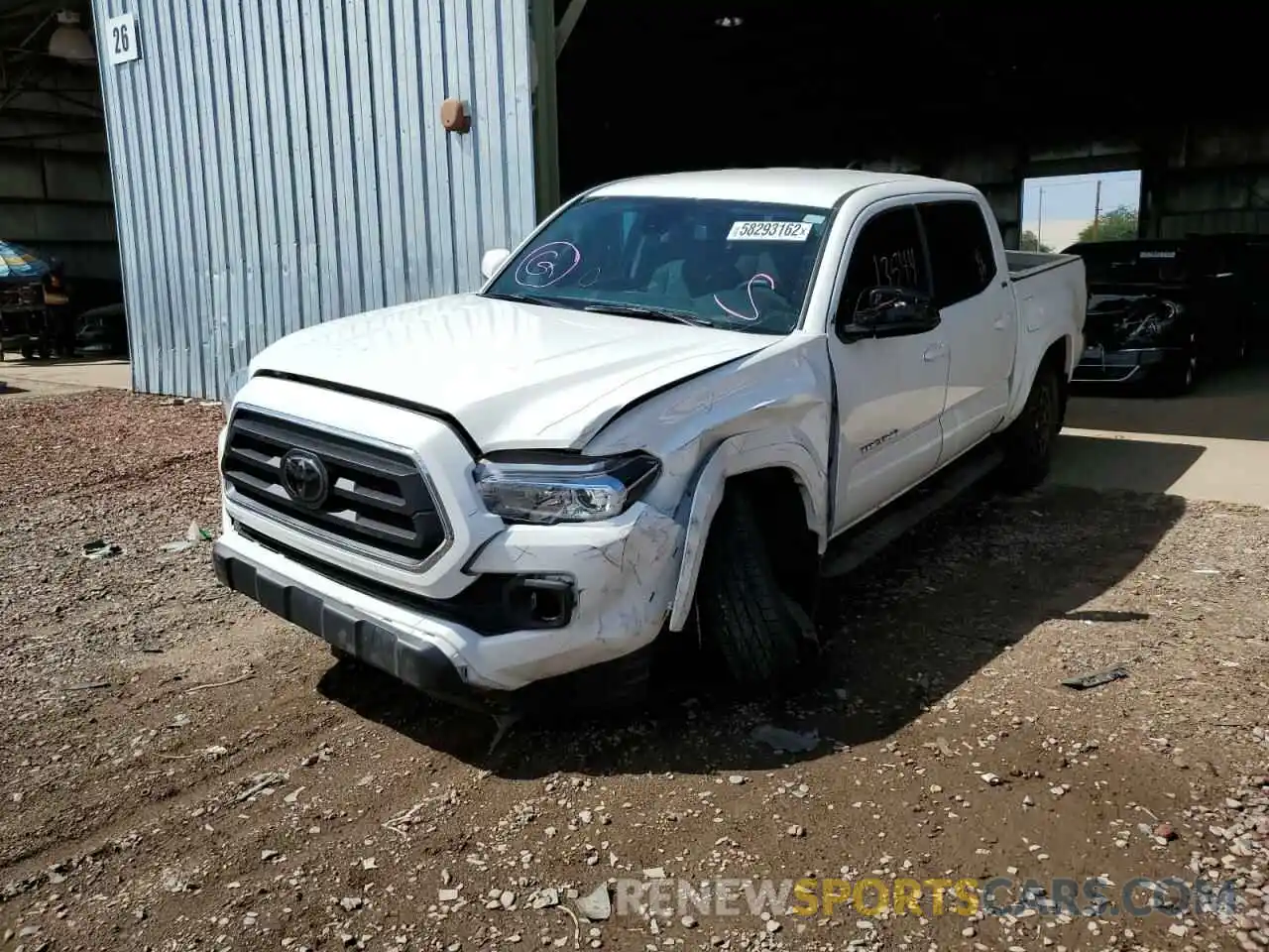 2 Фотография поврежденного автомобиля 3TMAZ5CN0MM146190 TOYOTA TACOMA 2021