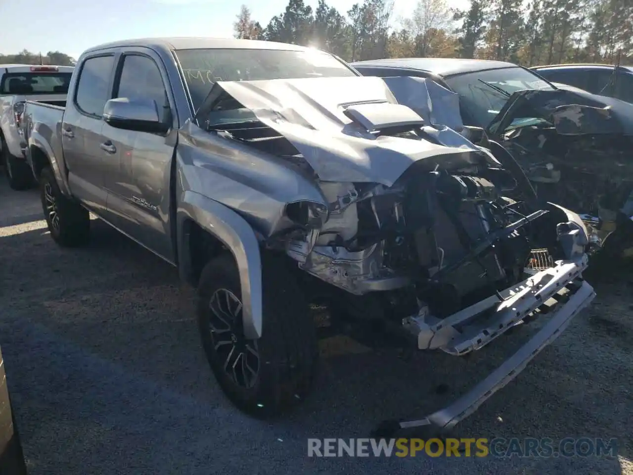 1 Photograph of a damaged car 3TMAZ5CN0MM150644 TOYOTA TACOMA 2021