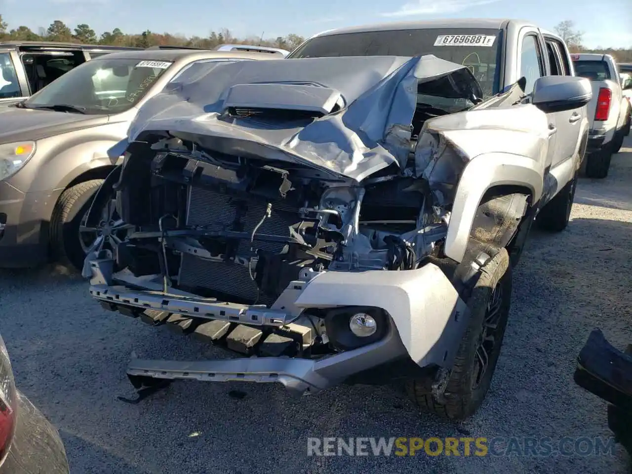 9 Photograph of a damaged car 3TMAZ5CN0MM150644 TOYOTA TACOMA 2021