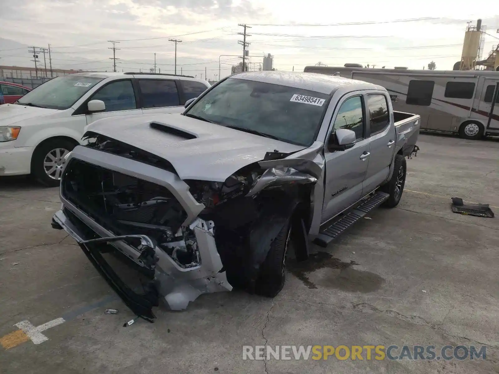 2 Photograph of a damaged car 3TMAZ5CN0MM154788 TOYOTA TACOMA 2021