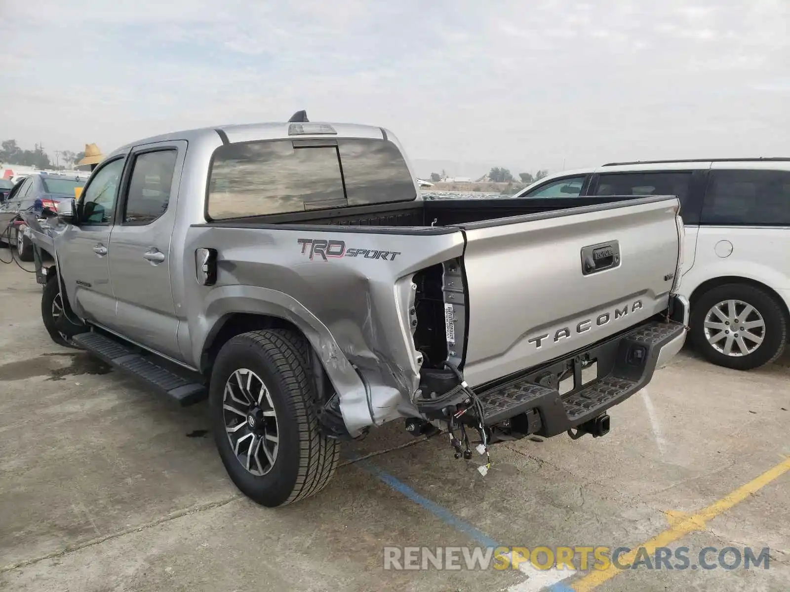 3 Photograph of a damaged car 3TMAZ5CN0MM154788 TOYOTA TACOMA 2021