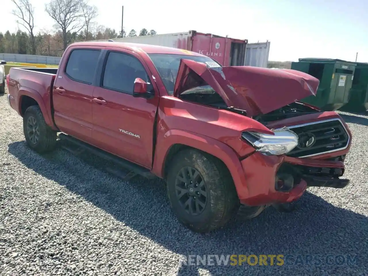 1 Photograph of a damaged car 3TMAZ5CN0MM156881 TOYOTA TACOMA 2021