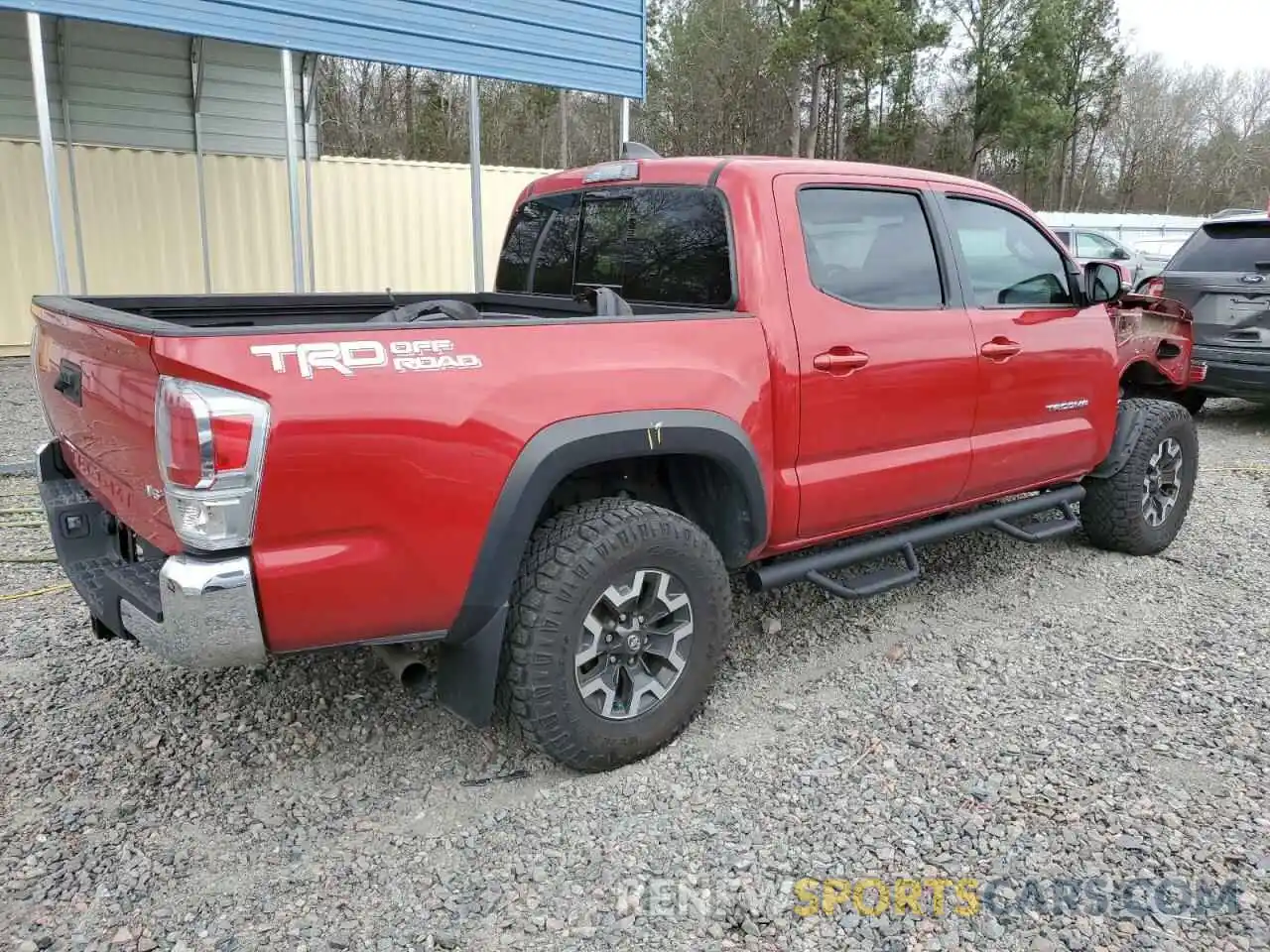 3 Photograph of a damaged car 3TMAZ5CN0MM157559 TOYOTA TACOMA 2021