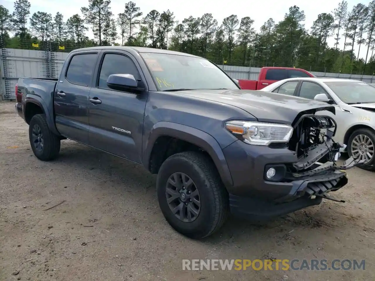 1 Photograph of a damaged car 3TMAZ5CN1MM141581 TOYOTA TACOMA 2021