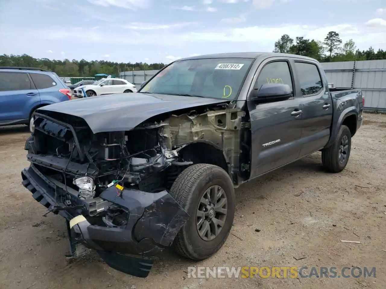 2 Photograph of a damaged car 3TMAZ5CN1MM141581 TOYOTA TACOMA 2021