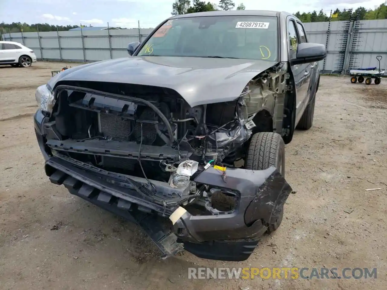 9 Photograph of a damaged car 3TMAZ5CN1MM141581 TOYOTA TACOMA 2021