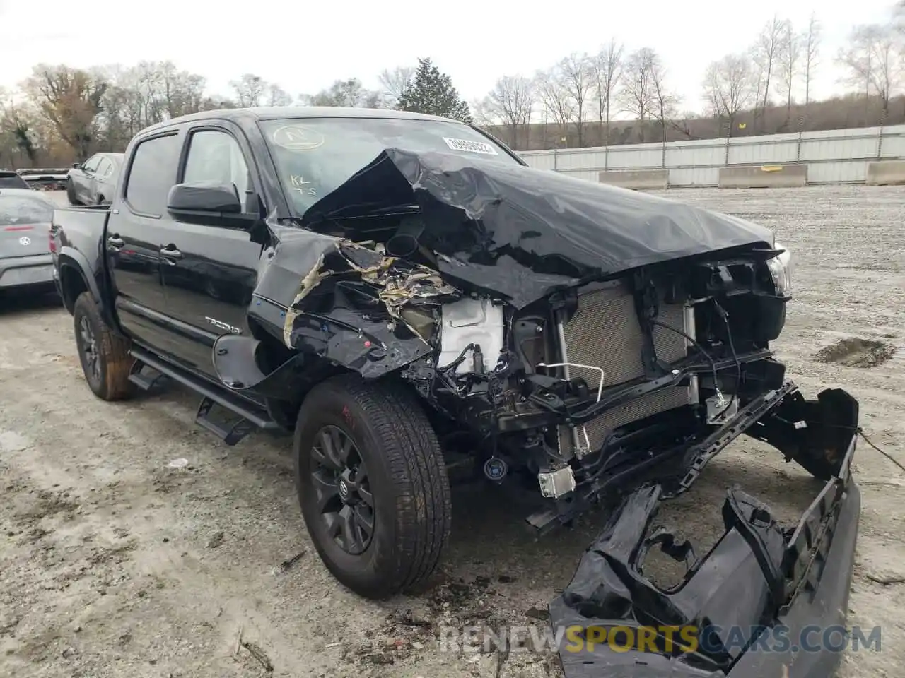 1 Photograph of a damaged car 3TMAZ5CN1MM142455 TOYOTA TACOMA 2021