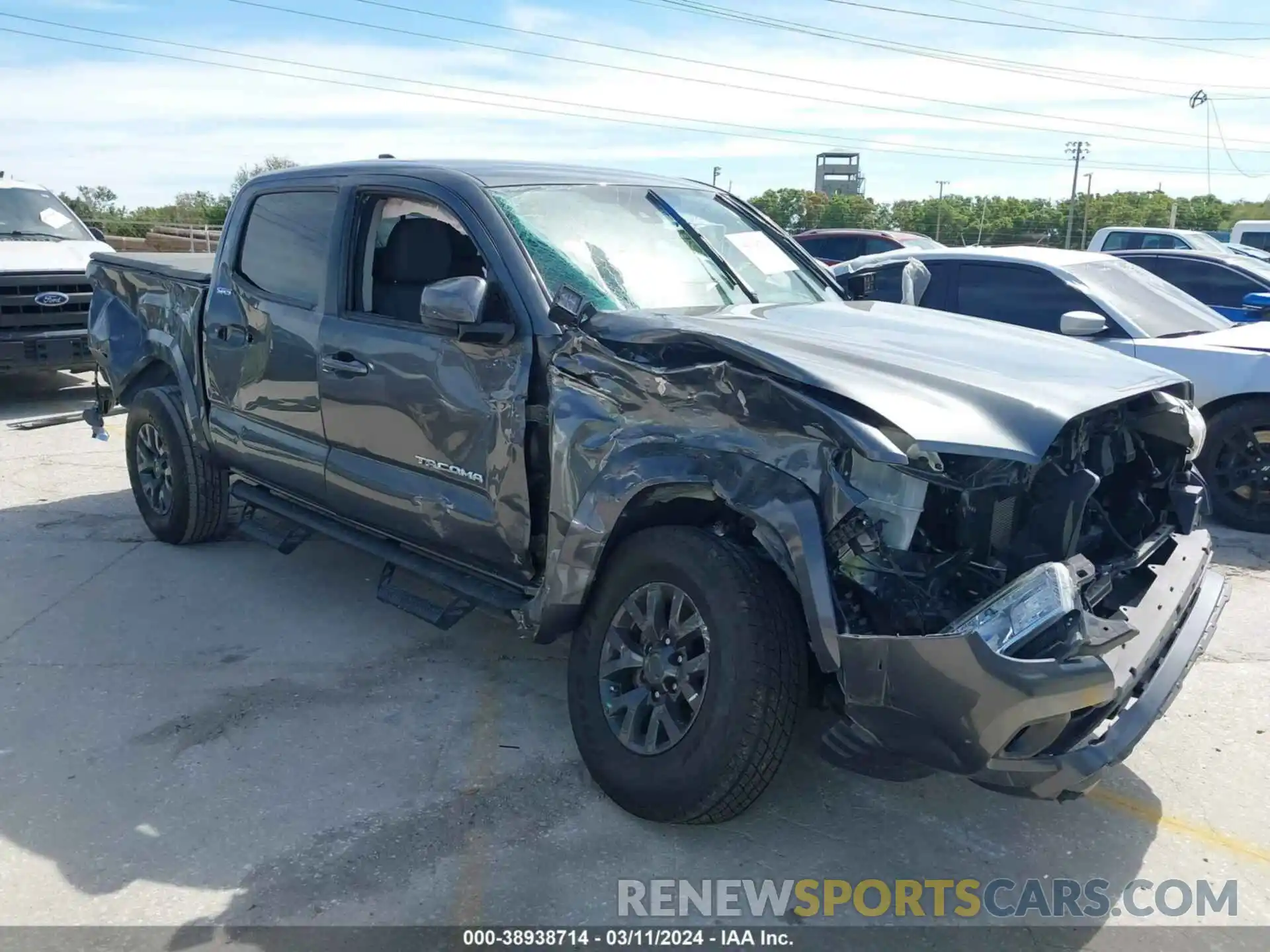 1 Photograph of a damaged car 3TMAZ5CN1MM142715 TOYOTA TACOMA 2021