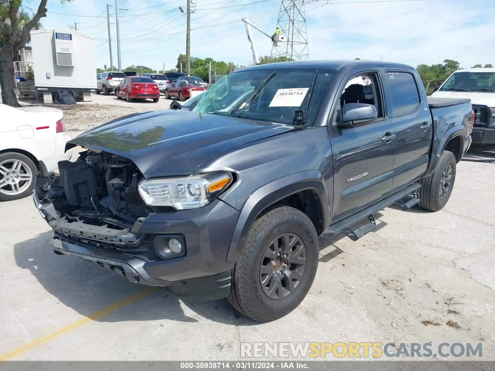 2 Photograph of a damaged car 3TMAZ5CN1MM142715 TOYOTA TACOMA 2021