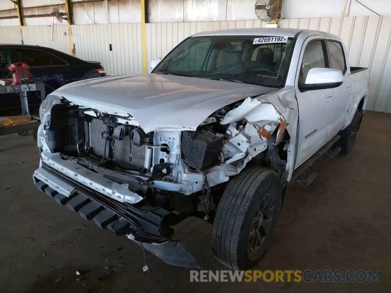 2 Photograph of a damaged car 3TMAZ5CN1MM146814 TOYOTA TACOMA 2021