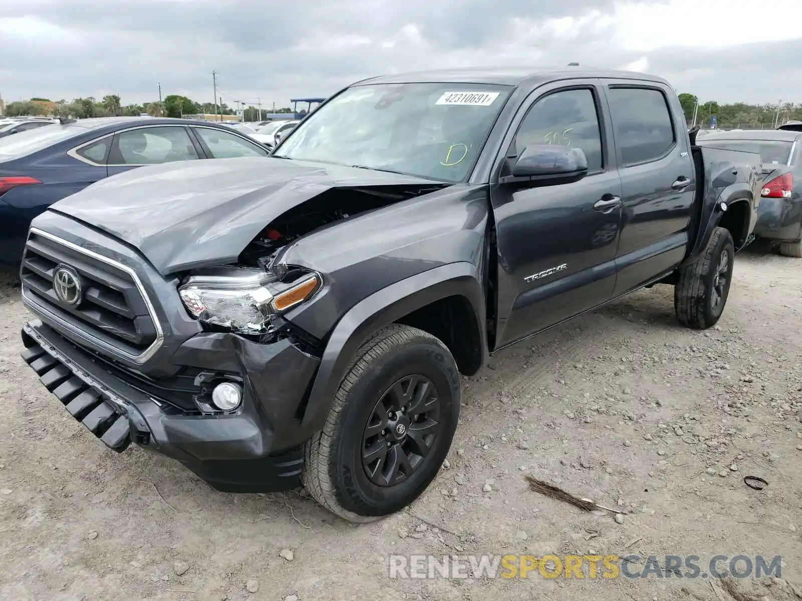 2 Фотография поврежденного автомобиля 3TMAZ5CN1MM151320 TOYOTA TACOMA 2021