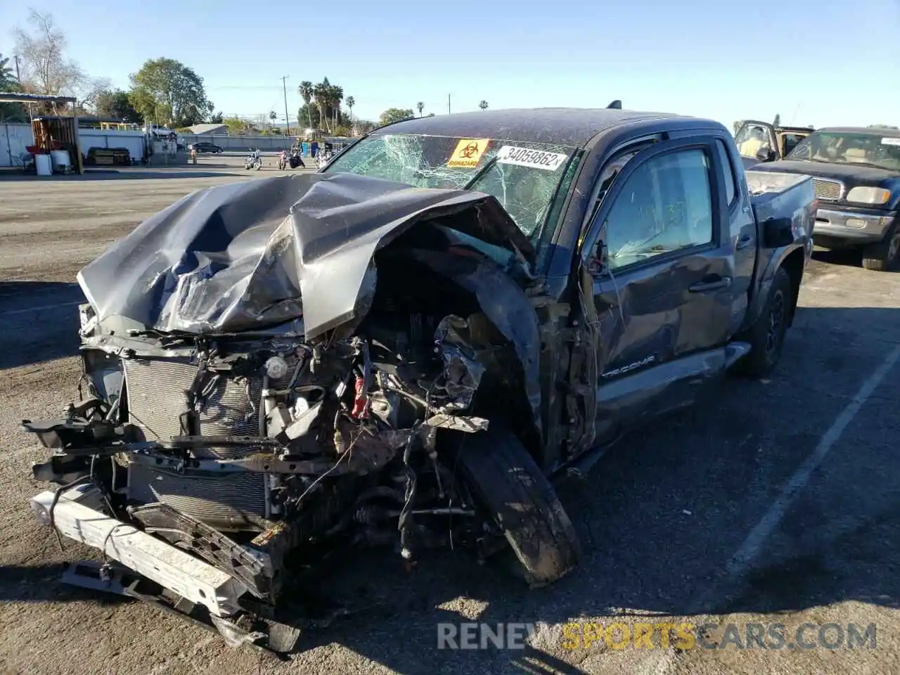 2 Photograph of a damaged car 3TMAZ5CN1MM151916 TOYOTA TACOMA 2021