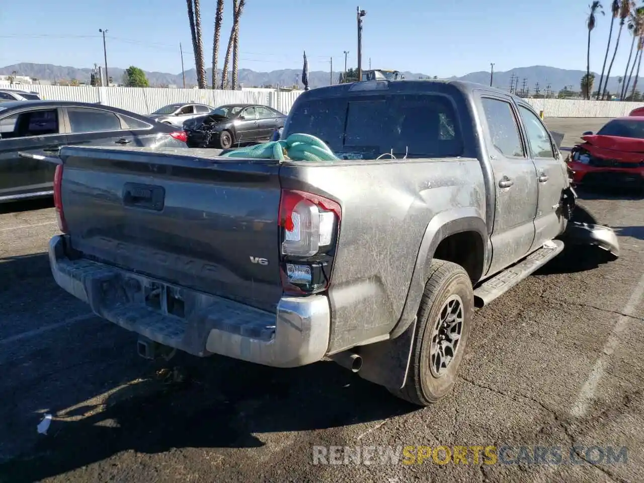 4 Photograph of a damaged car 3TMAZ5CN1MM151916 TOYOTA TACOMA 2021