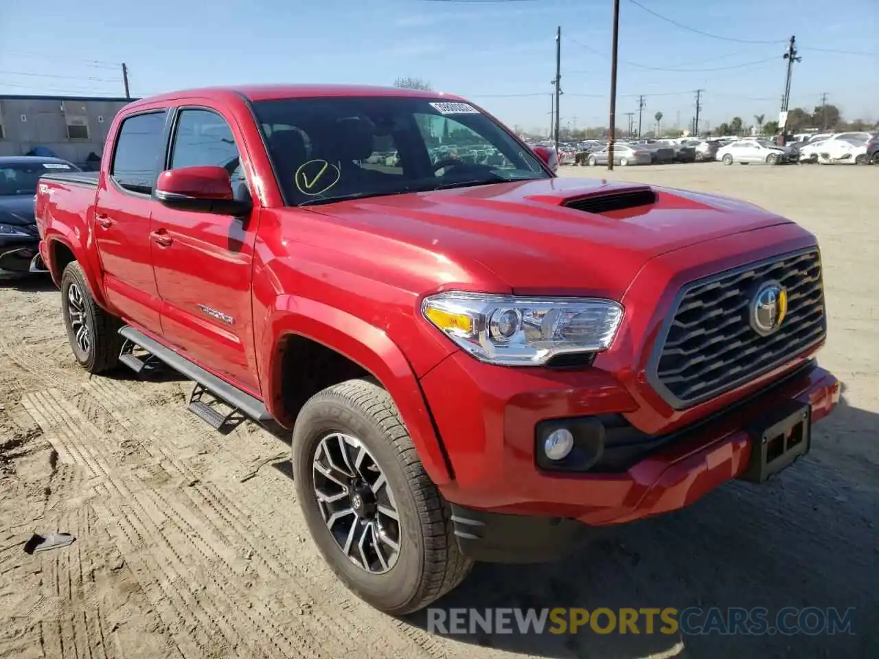 1 Photograph of a damaged car 3TMAZ5CN1MM152192 TOYOTA TACOMA 2021