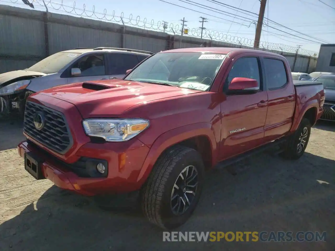 2 Photograph of a damaged car 3TMAZ5CN1MM152192 TOYOTA TACOMA 2021