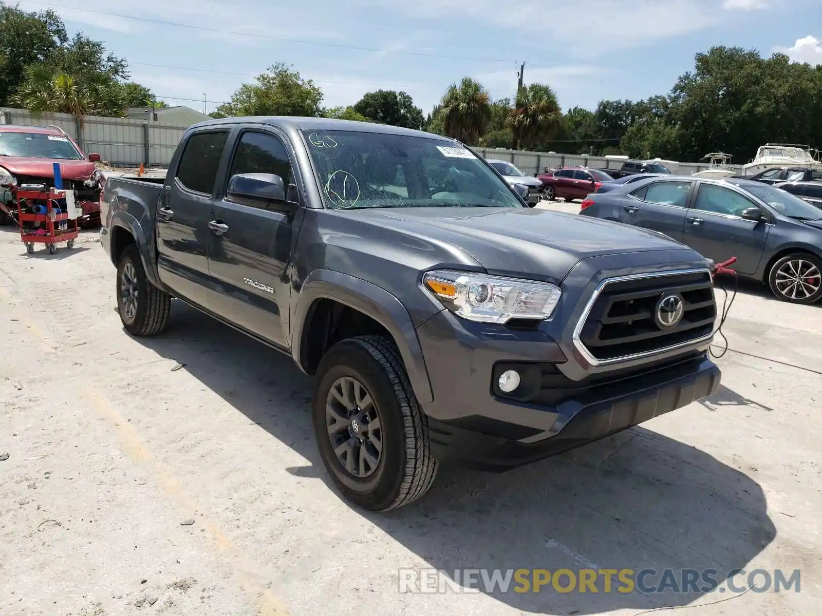 1 Photograph of a damaged car 3TMAZ5CN1MM152449 TOYOTA TACOMA 2021